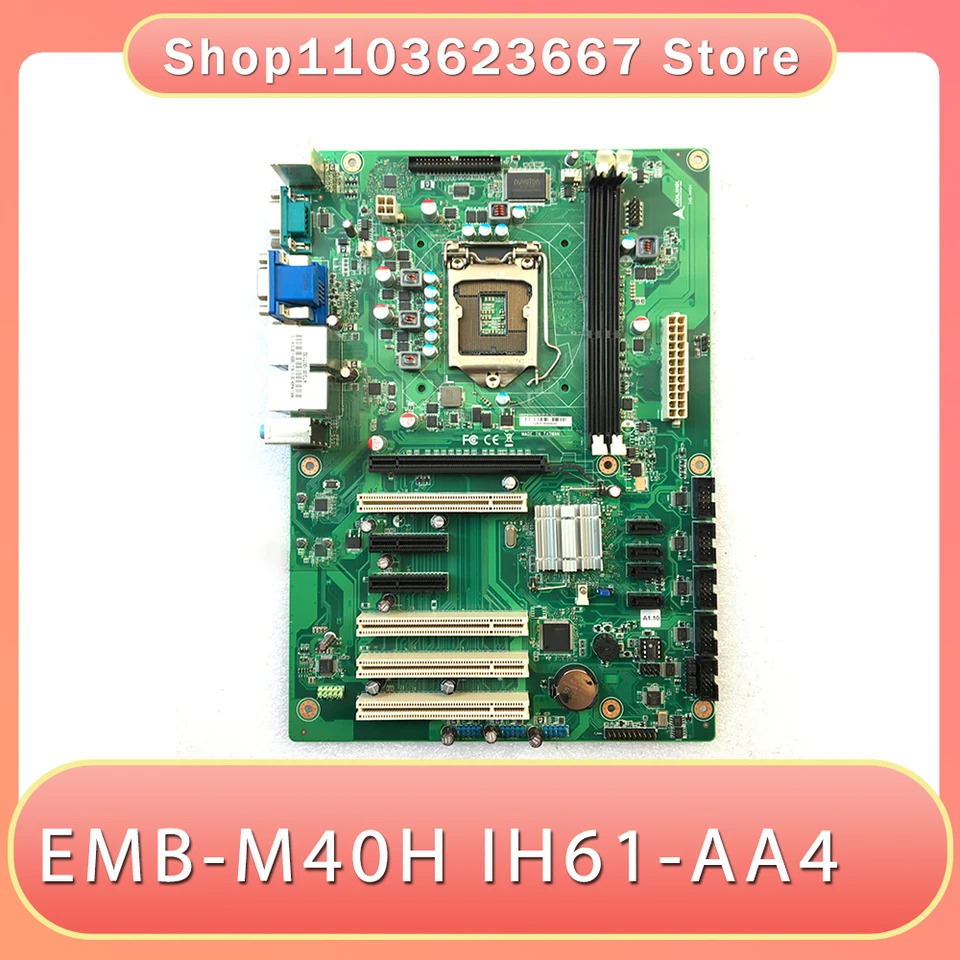 마더보드EMB-M40H IH61-AA4 1155 핀 6 COM