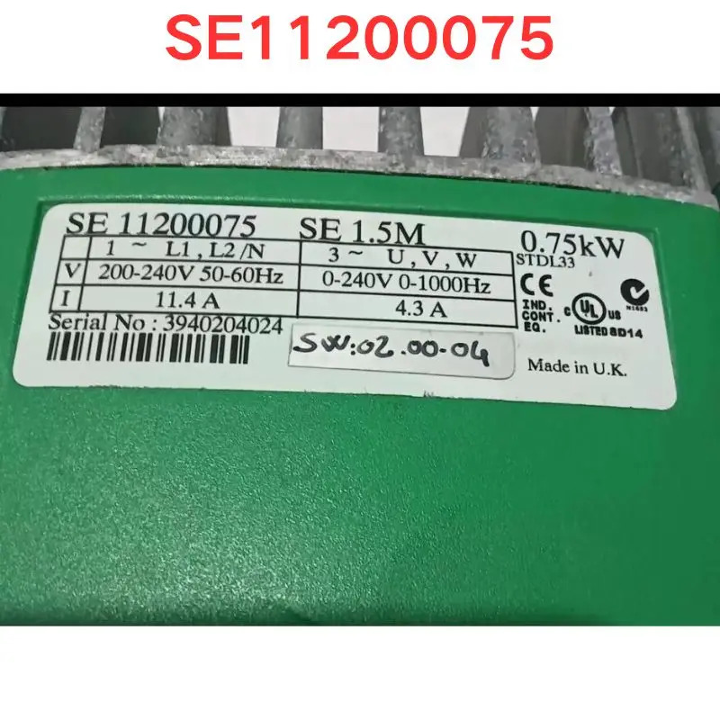리퍼 SE 11200075 CT 주파수 변환기 0.75KW 기능 OK