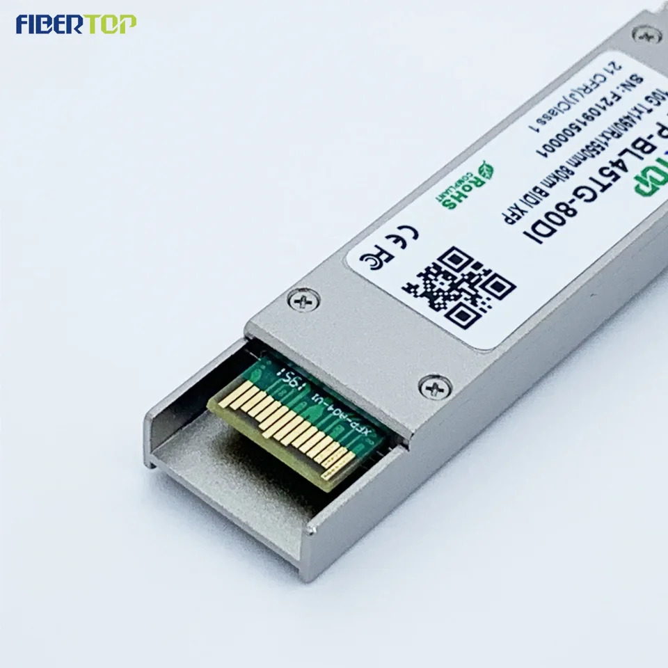 FIBERTOP 광섬유 송수신기 10G XFP bidi 1490 Tx 1550nm Rx 80km