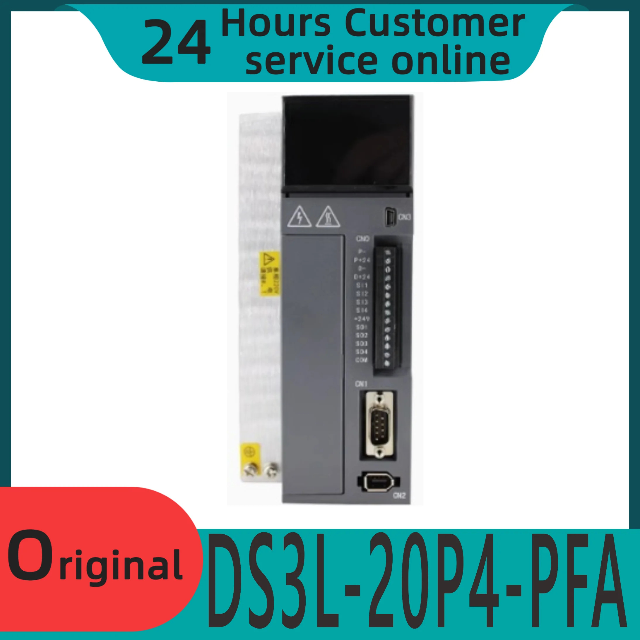 오리지널 서보 DS3L-20P4-PFA60ST-M01330B-20P4 와이어 400W 1.27N 포함