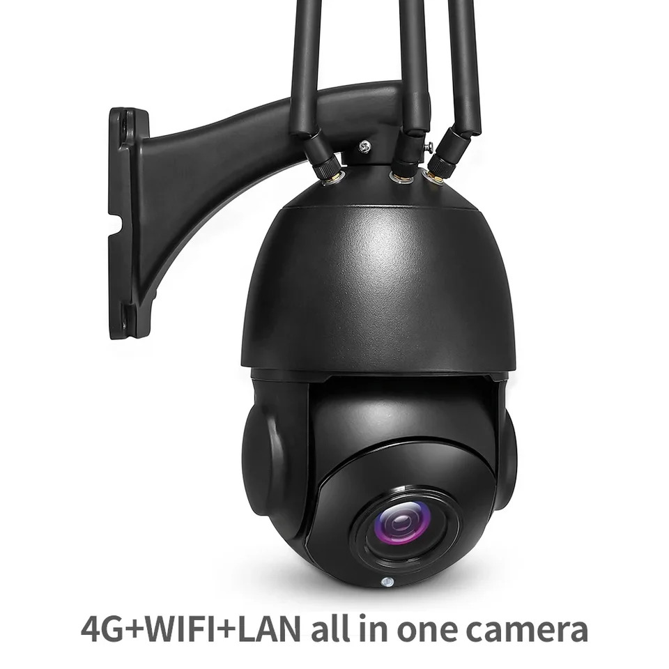 와이파이 보안 PTZ 카메라 CCTV 30X 줌 IP 8Mp 무선 4K 야외 시스템