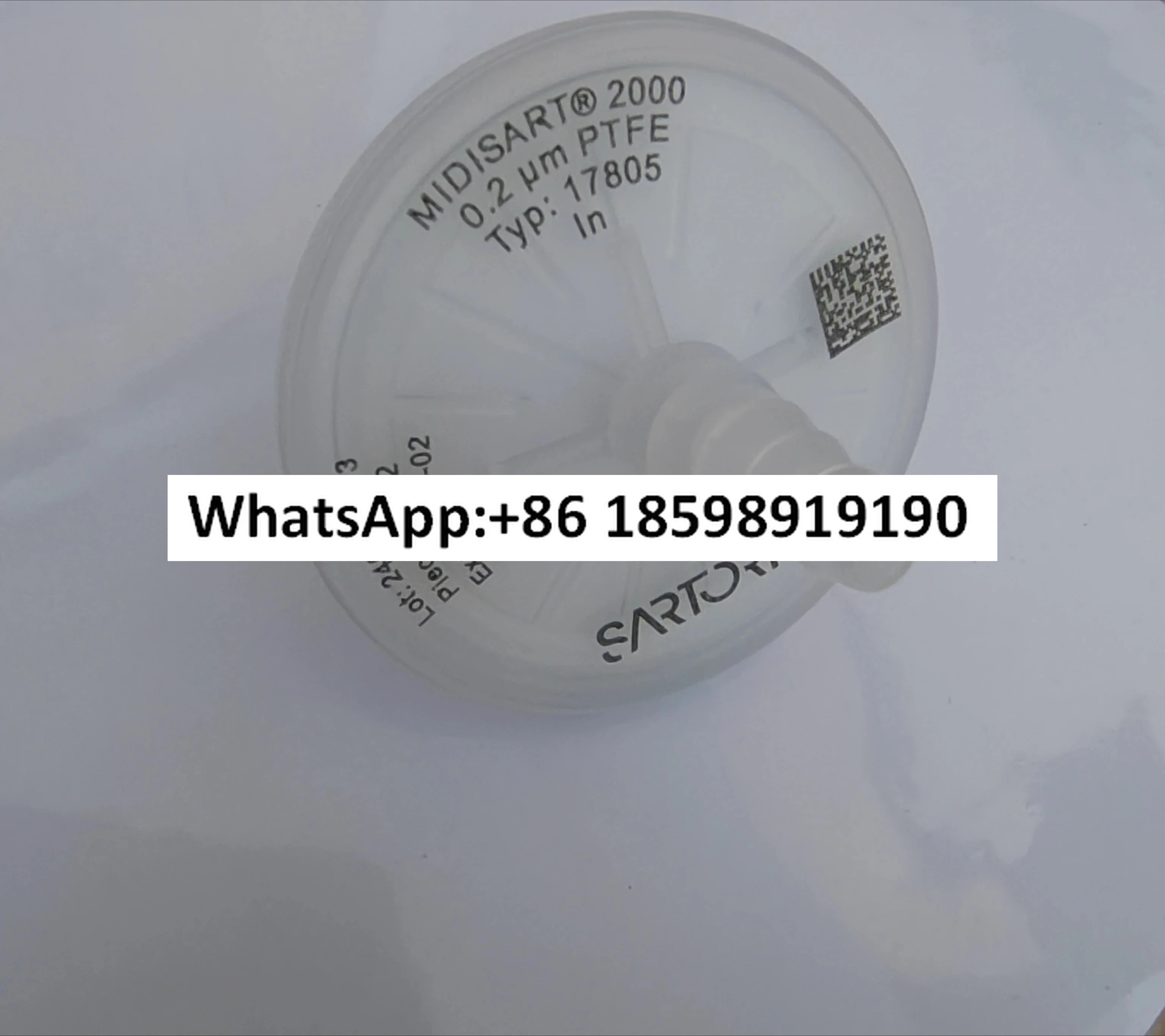 10pcs 17805 Sartorius Midisart 2000 0.2um 물 배리어 필터 발효기 1/8 나사