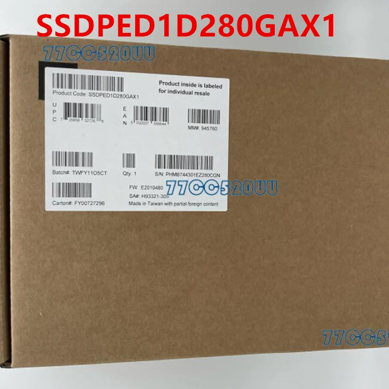 SSD 900P 280GB PCI-E SSDPED1D280GAX1 솔리드 스테이트 드라이브 신