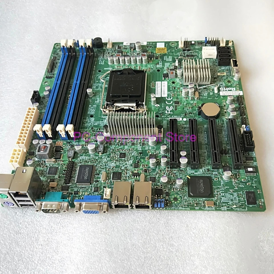 Supermicro 서버 워크스테이션 마더보드X9SCM-F 단일 소켓 H2 LGA1155는 E3-1200 V2 시리즈를 지원