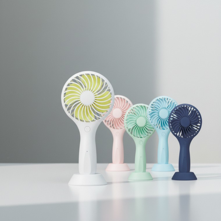 도모아 휴대용 핸디 선풍기 USB 미니 무선 탁상용 손선풍기 저소음 여름 필수템 - 상품 이미지