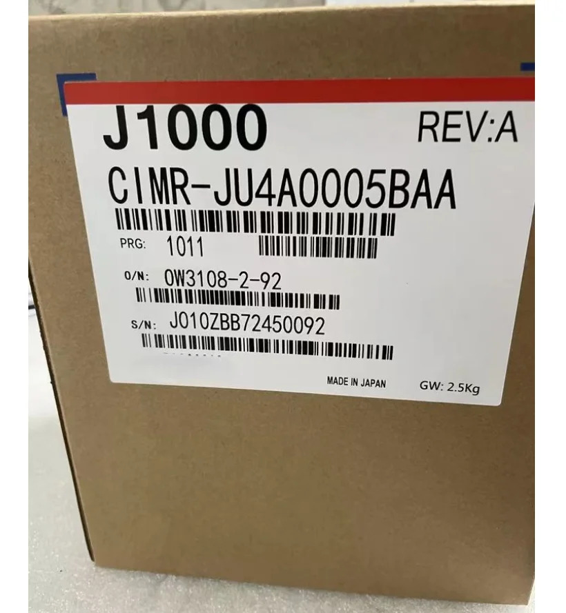 AC 드라이브 CIMR-JU4A0005BAA 주파수 인버터 12개월 CIMRJU4A0005BAA
