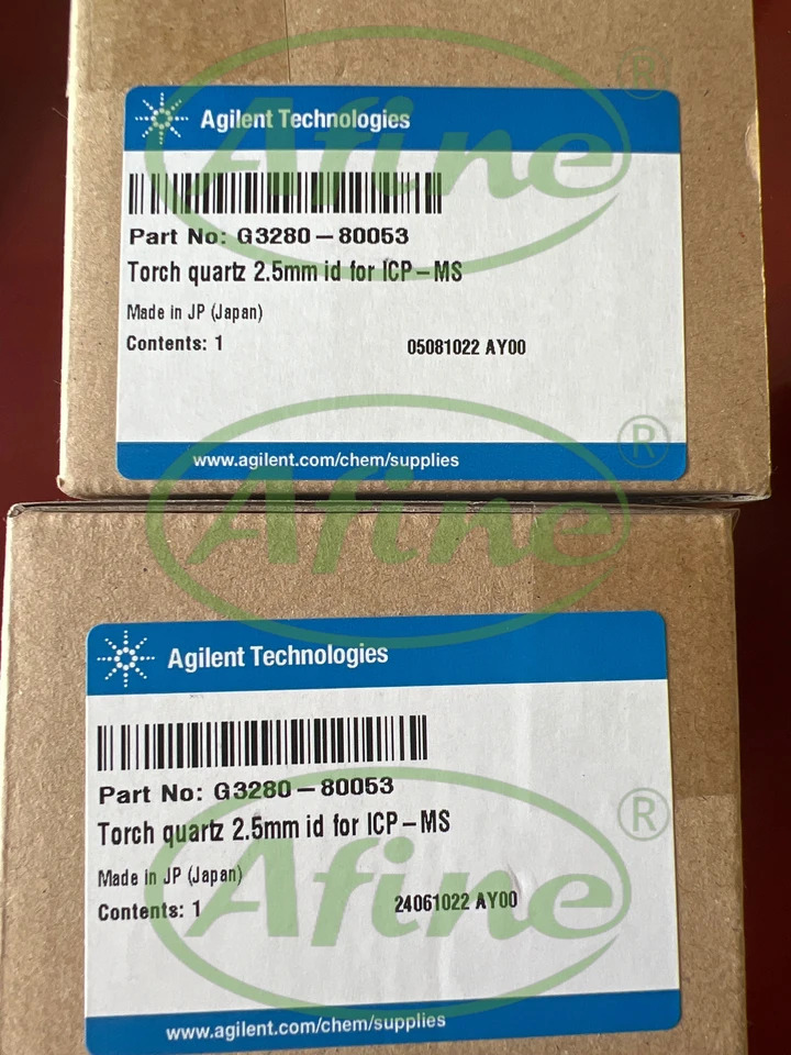 AFINE Agilent G3280-80053 싱글 피스 쿼츠 토치 2.5mm ID 인젝터 구성품 포함
