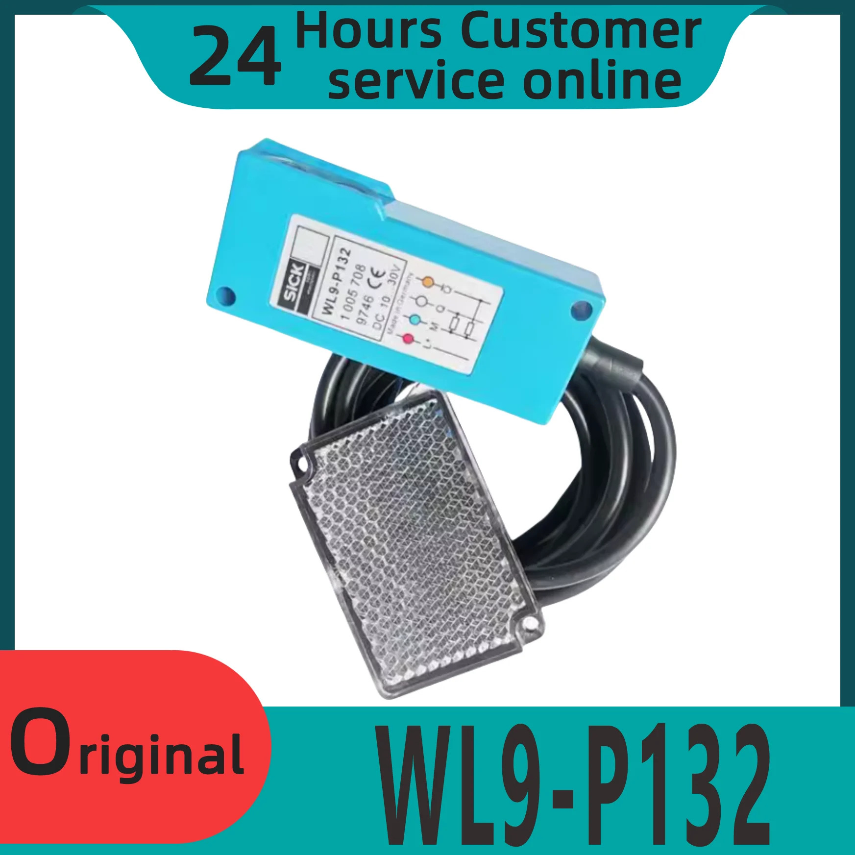 오리지널 광전스위치 센서 WL9-P132 신