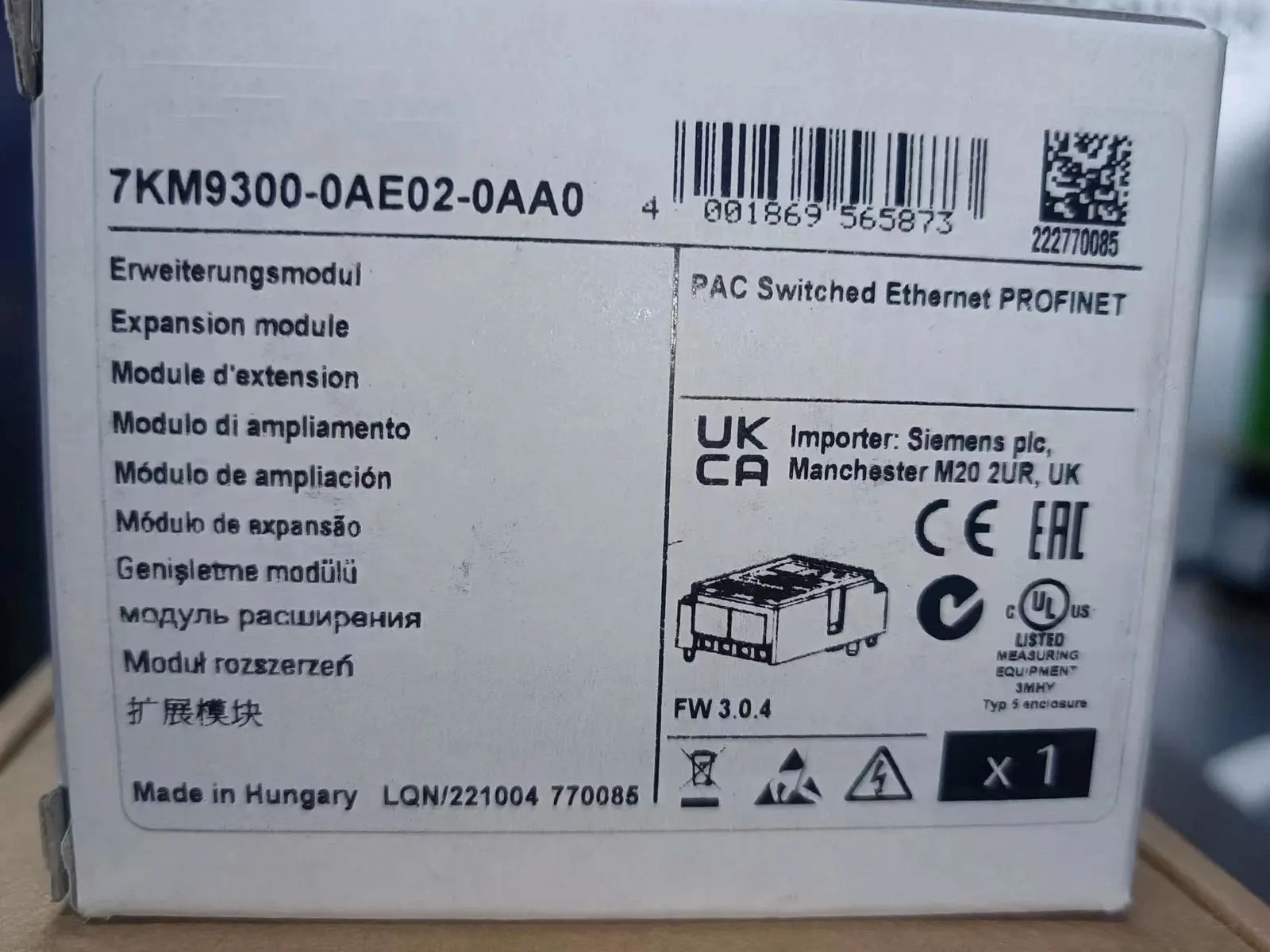 7KM9300-0AE01-0AA0 7KM9300-0AE02-0AA0