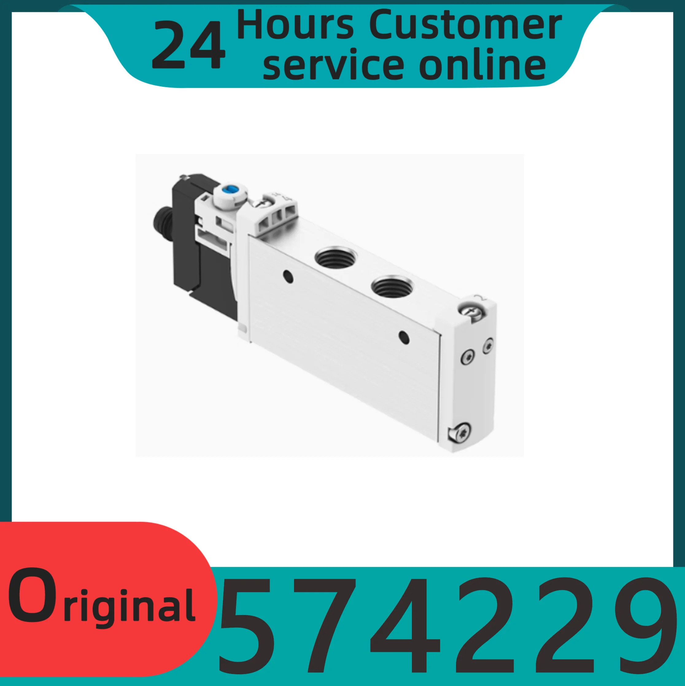 오리지널 2위치 5방향 솔레노이드 밸브 VUVG-L14-M52-AT-G18-1R8L 574229