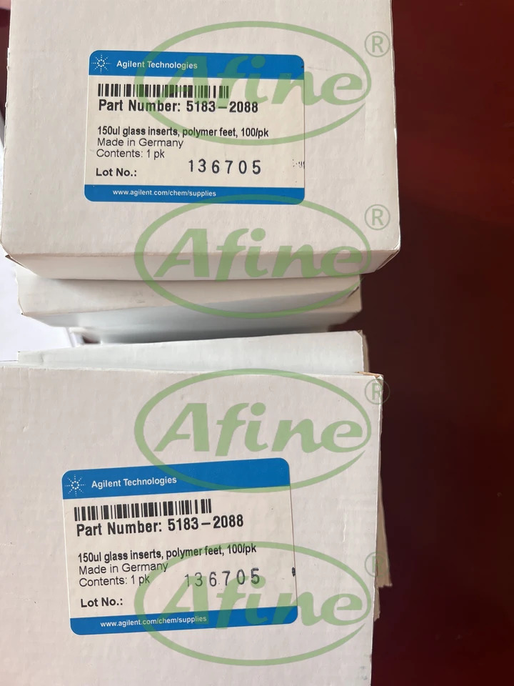 AFINE Agilent 바이알 인서트 폴리머 발 유리 크기 4.8x28mm 5183-2088 150 마이크로리터