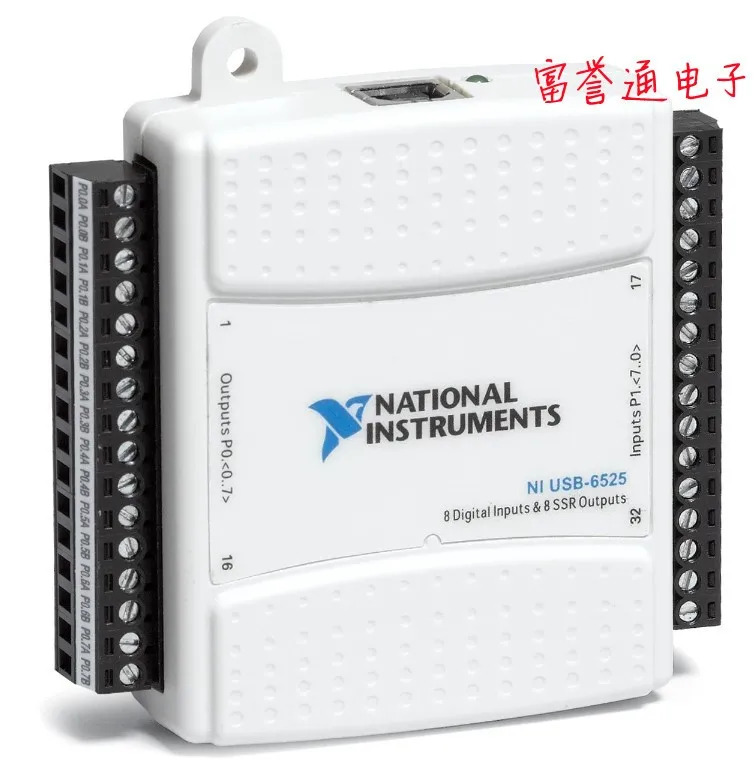 US NI USB-6525 솔리드 스테이트 릴레이 8 DI 카운터 채널 절연 779640-01