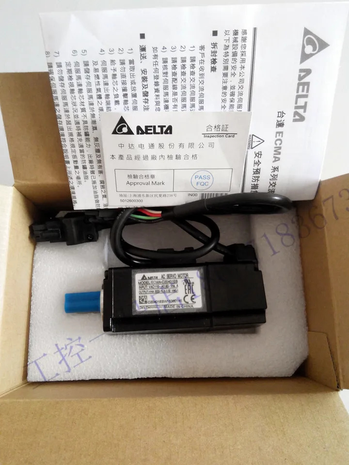 델타 서보모터 브레이크 ECMA-C20401HS FS 100W 신