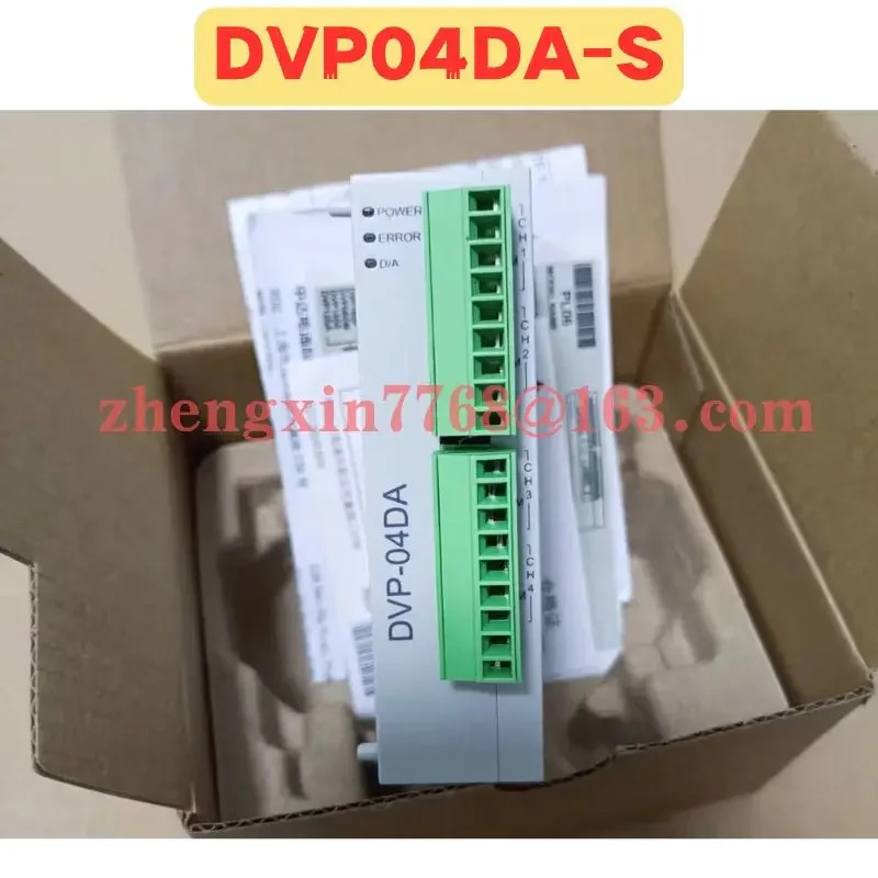 오리지널 DVP04DA-S DVP04DA S PLC 모듈 신