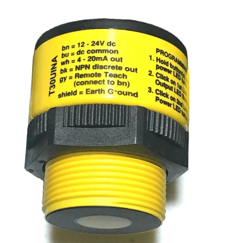오리지널 감지 거리 150 mm 1 m 2m 케이블 T30UINA 55977 배너 npn 초음파 센서