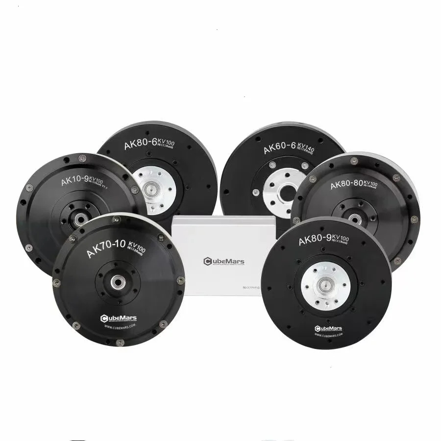 AK10-9 V2.0 공장 공급 저속 10nm 토크 DC 다이렉트 드라이브 BLDC 허브 모터 20nm 로봇용