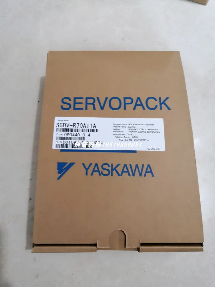 Yaskawa 서보 드라이버 포장 SGDV-R70A11A R70A15A R70A21A