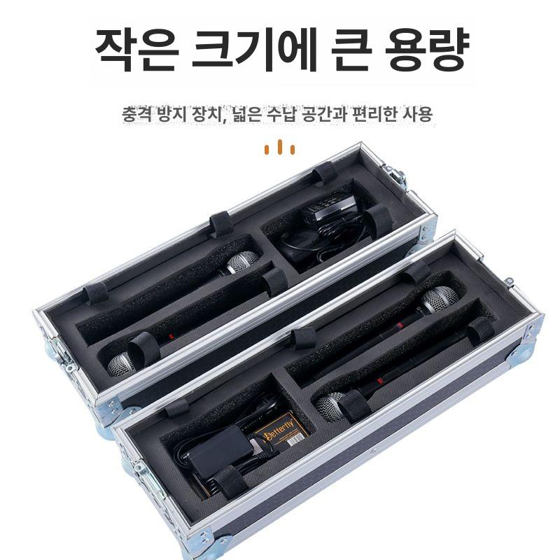 충격 랙케이스 무선마이크 수납함 보관함 음향 보호 랙캐비닛 렉케이스 운반 행사 - 상세 이미지 4