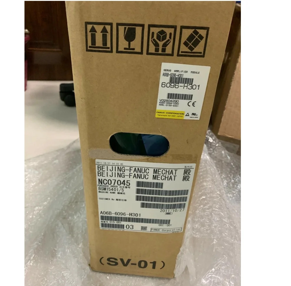 A06B-6096-H301 Fanuc 서보 드라이브 증폭기 모듈 12개월 A06B 6096 H301