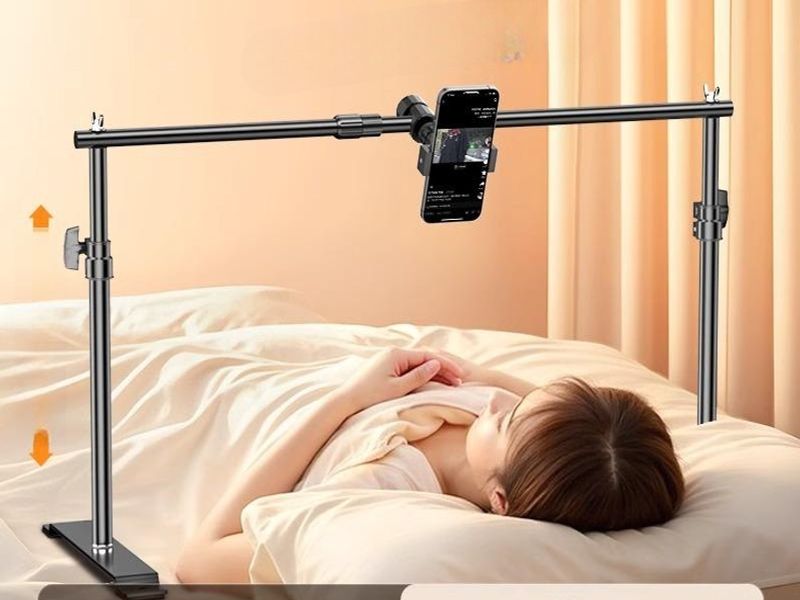 독서대 거치대 책받침대 접이식 태블릿 스탠드 침대용 회전형 독서용품 - 상품 이미지