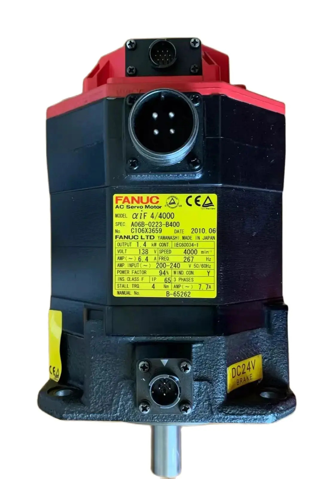 A06B-0223-B400 Fanuc 서보모터 리퍼 완료 Ok A06B 0223 B400