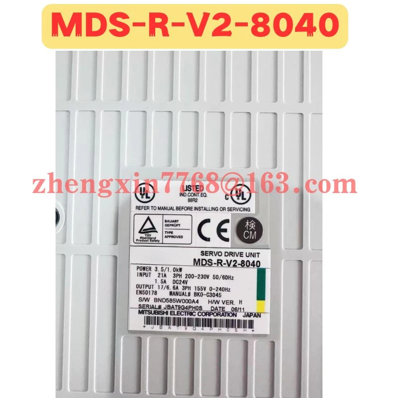 오리지널 MDS-R-V2-8040 MDS R V2 8040 서보 드라이브 신