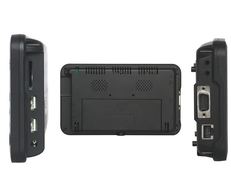리눅스 임베디드 올인원 PC 산업터치 스크린 패널 랜 포트 RJ45 RS232 7 인치