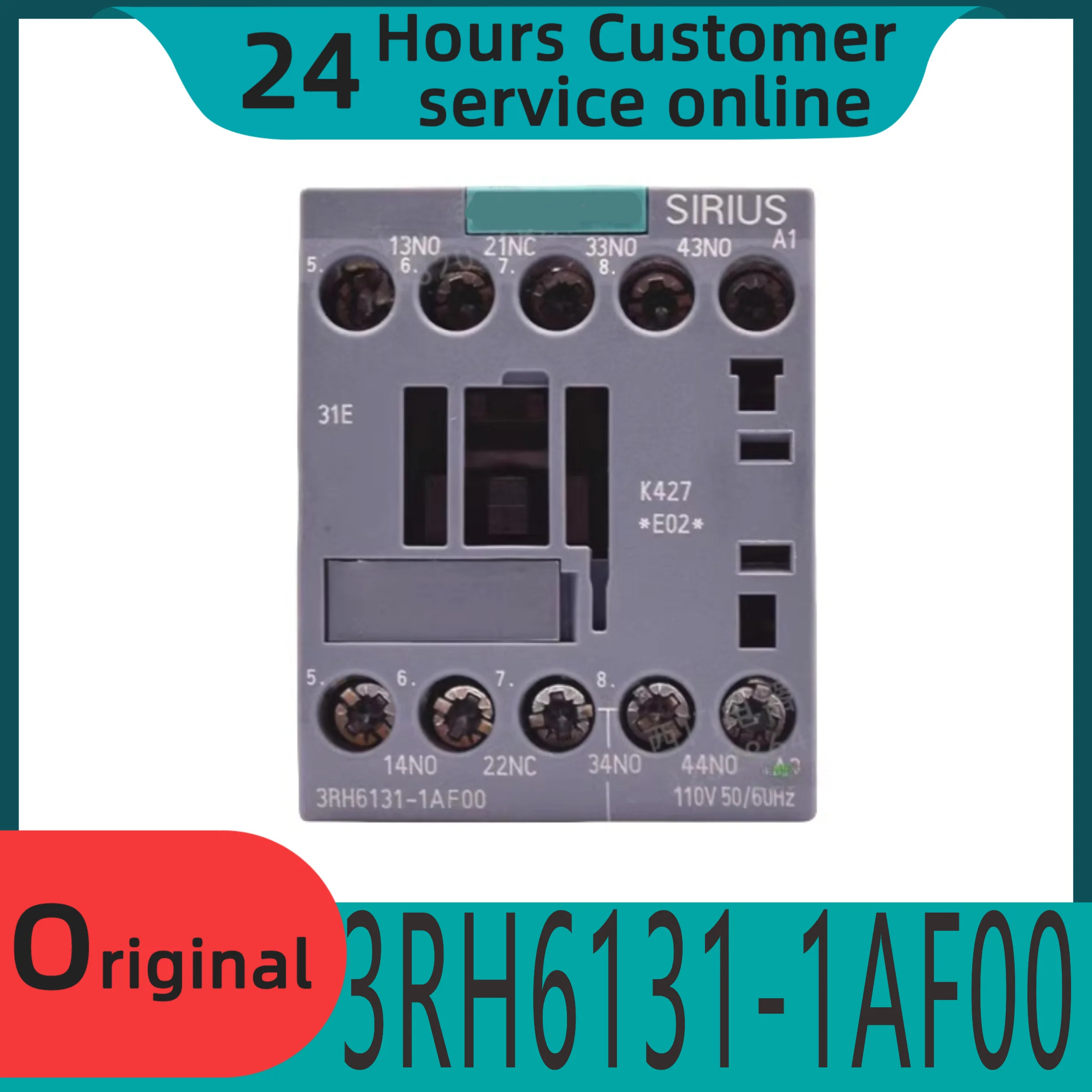 오리지널 엘리베이터 접점 중릴레이 3RH6131-AF00 110V 3 on 1 off