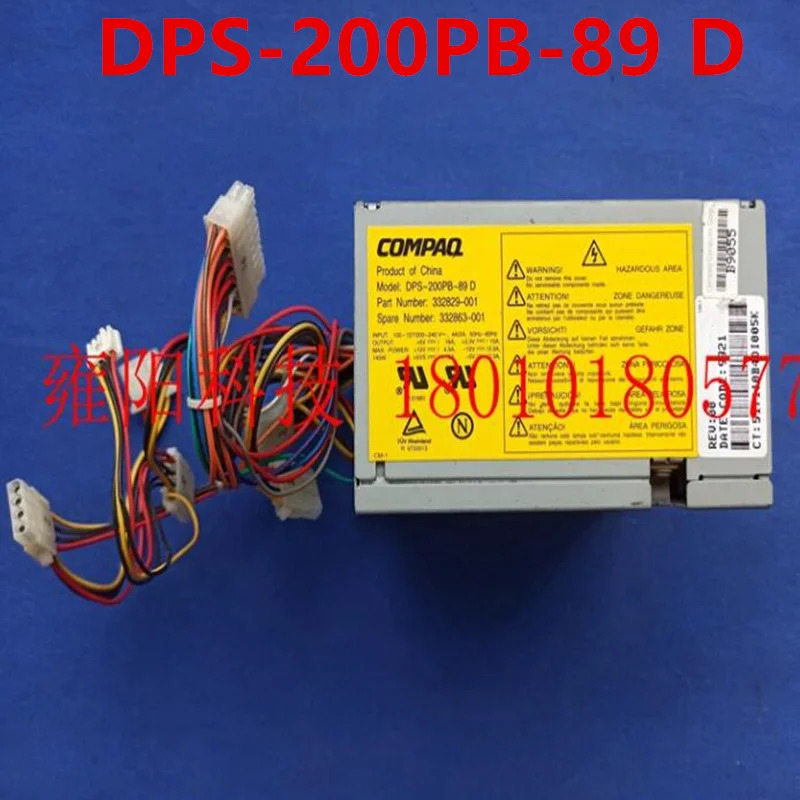 오리지널 신형 전원공급장치 COMPAQ 200W DPS-200PB-89 D 332829-001 332863-001 DPS-200PB-89D