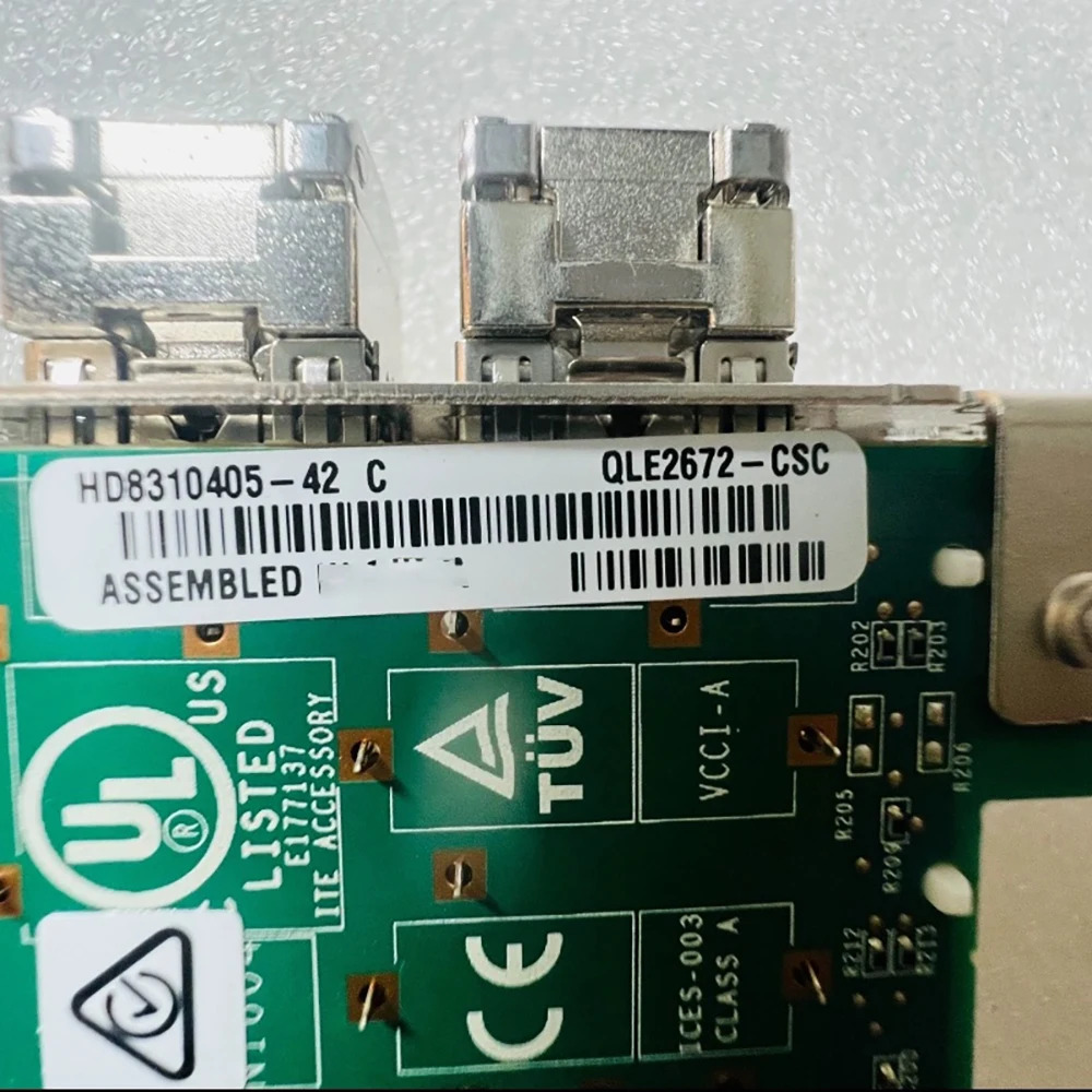 QLOGIC QLE2672 UCSC-PCIE-Q2672 광섬유 카드 QLE2672-CSC 16GB 듀얼 채널