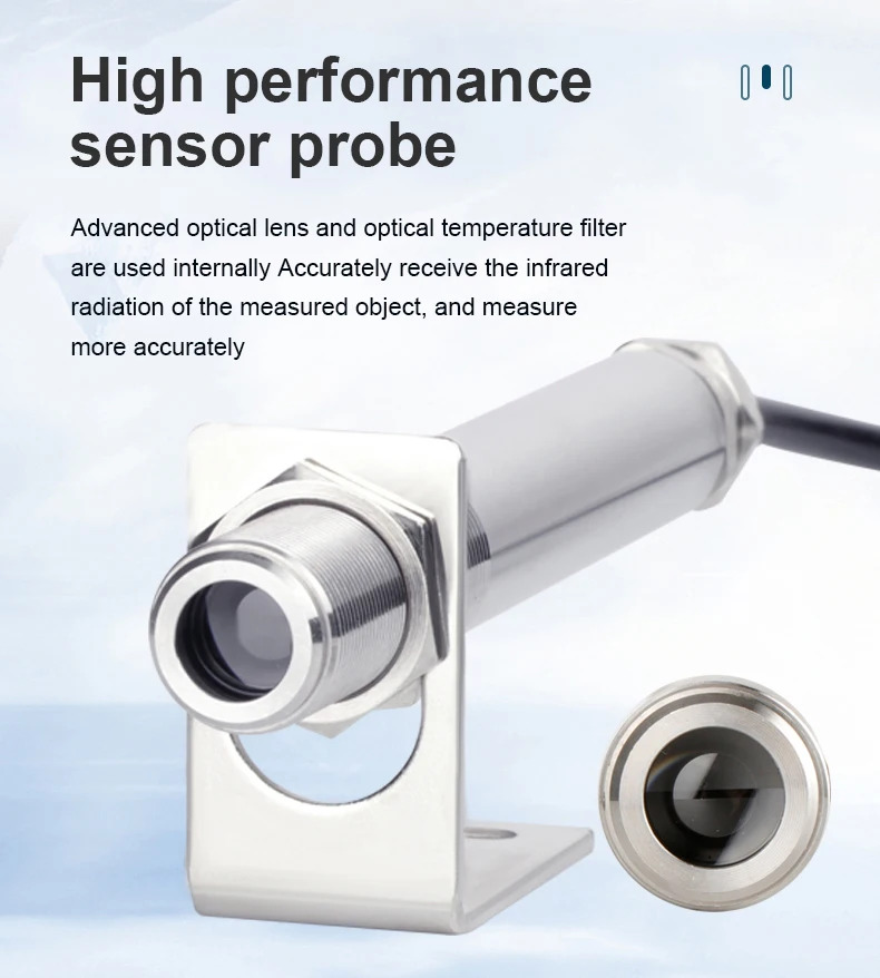 산업적외선 온도 센서 Firstrate FST600-407A IP65 4-20mA 400-1200C