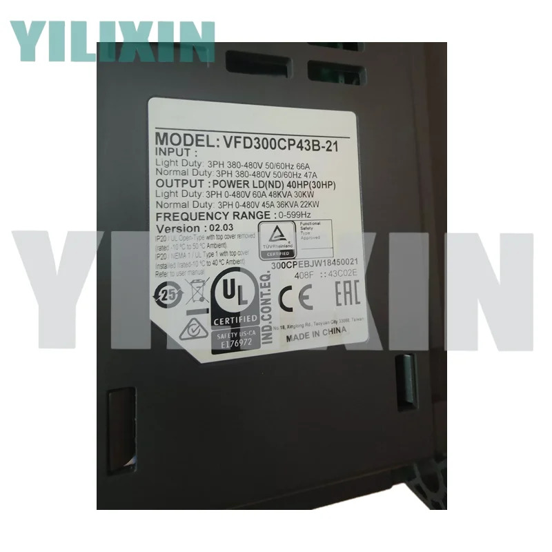 VFD300CP43B-2130KW 주파수 변환기