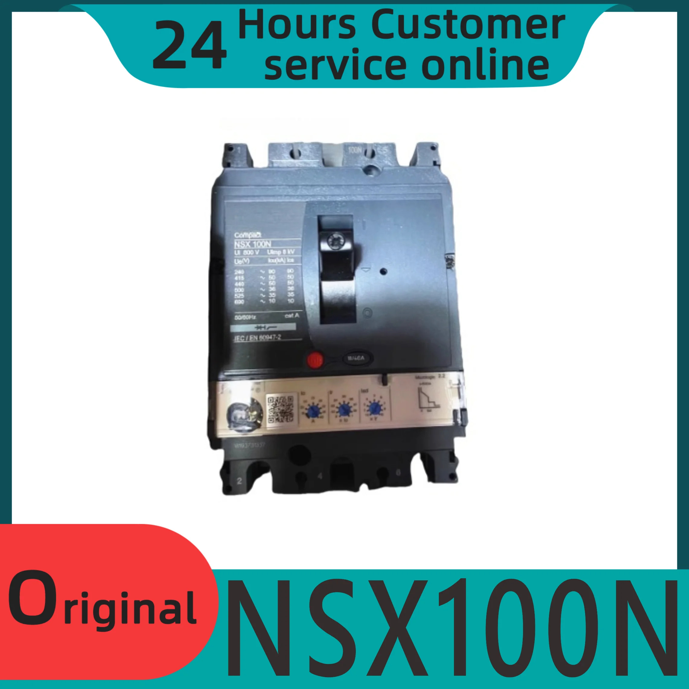 오리지널 NSX100N Mic2.2 40A 3P3D 몰드 케이스 회로차단기 LV 429797