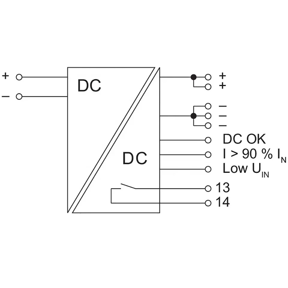2001820000 PRO DCDC 스위칭 전원공급장치 DC/DC 컨버터 하게 작동 480W 24V 20A