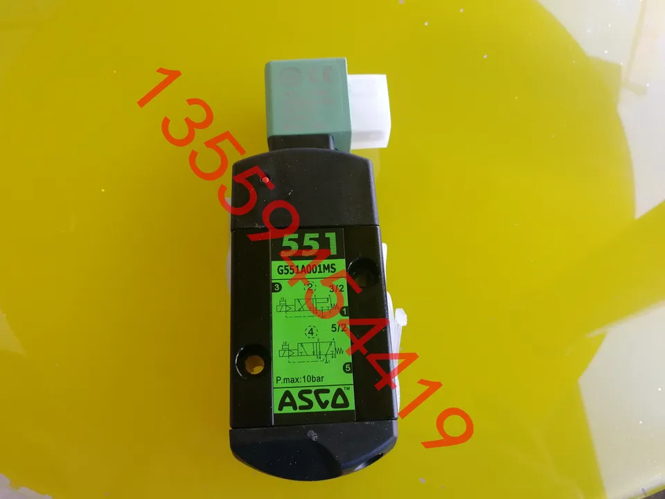 ASCO Sege 2 웨이 3 솔레노이드 밸브 SCG551A001MS 협의된 납품 24VDC