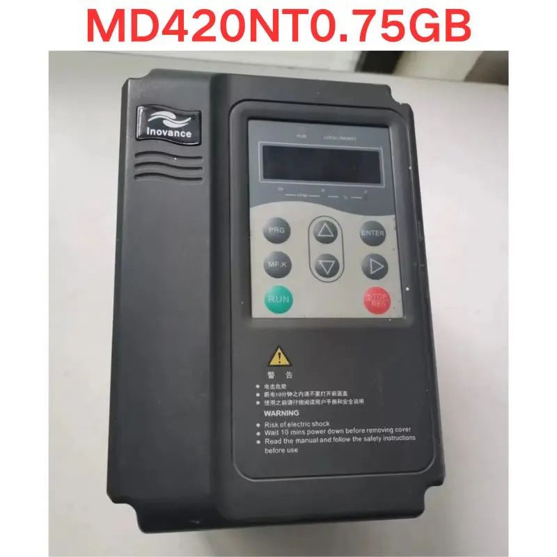 리퍼 Inovance MD420NT0.75GB 주파수 변환기 0.75KW 기능 OK