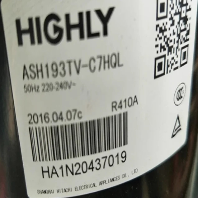 고압축기 ASH195SN ASH193TV ASH184DG ASH175DG