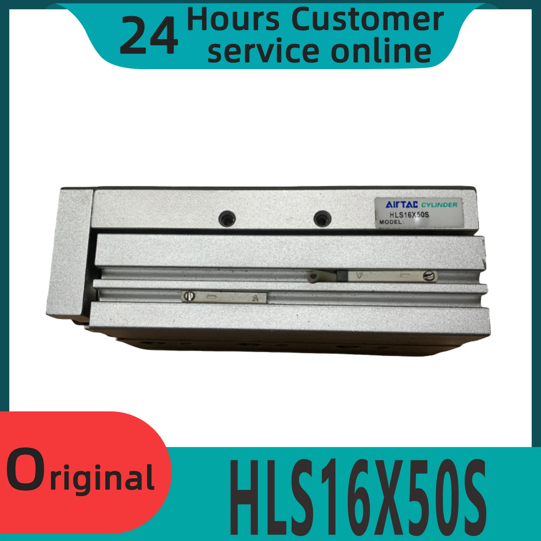 오리지널 슬라이드 테이블 실린더 HLS16X50S HLS16X75S HLS16X100S HLS16X125S 신