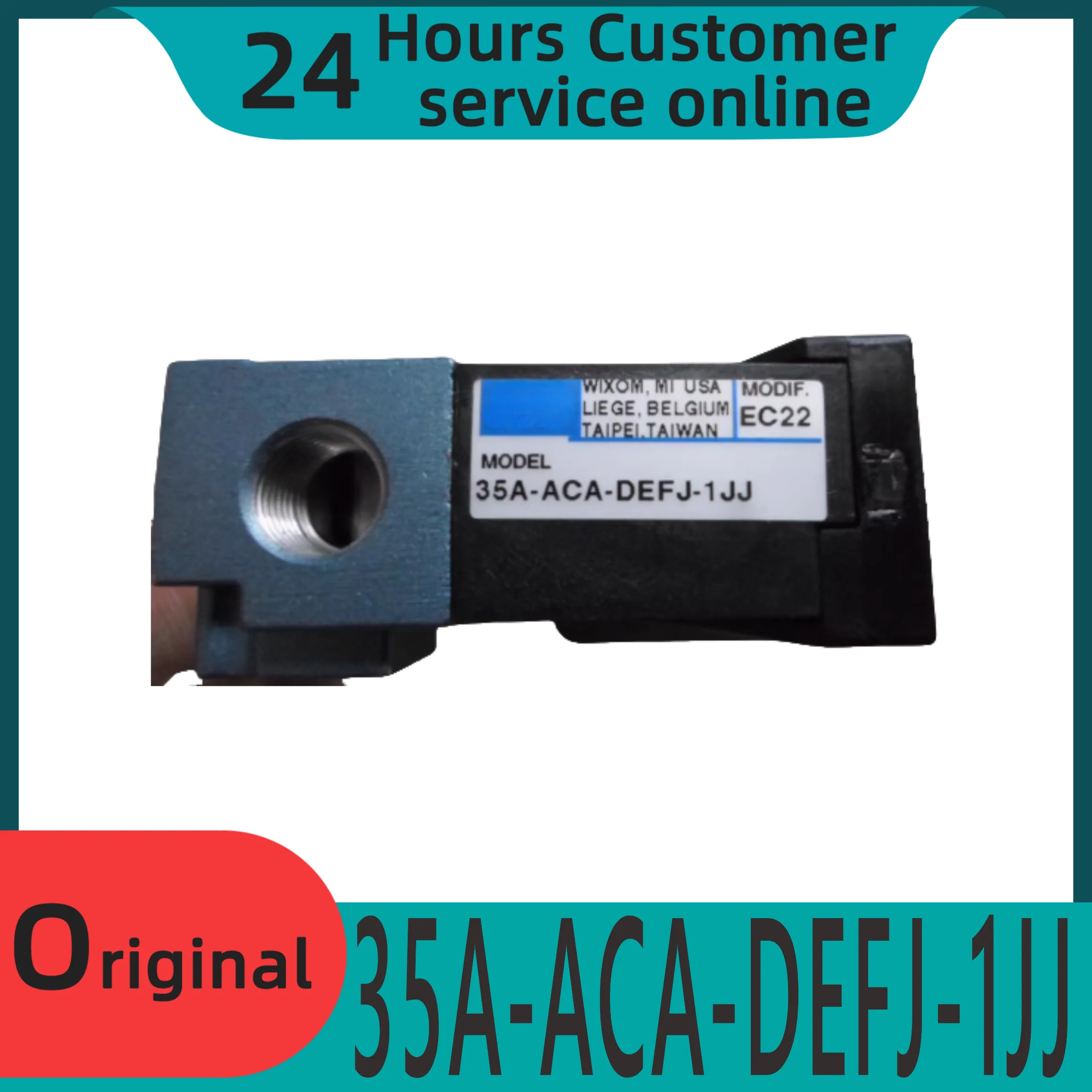 오리지널 솔레노이드 밸브 35A-ACA-DEFJ-1JJ EC22 신