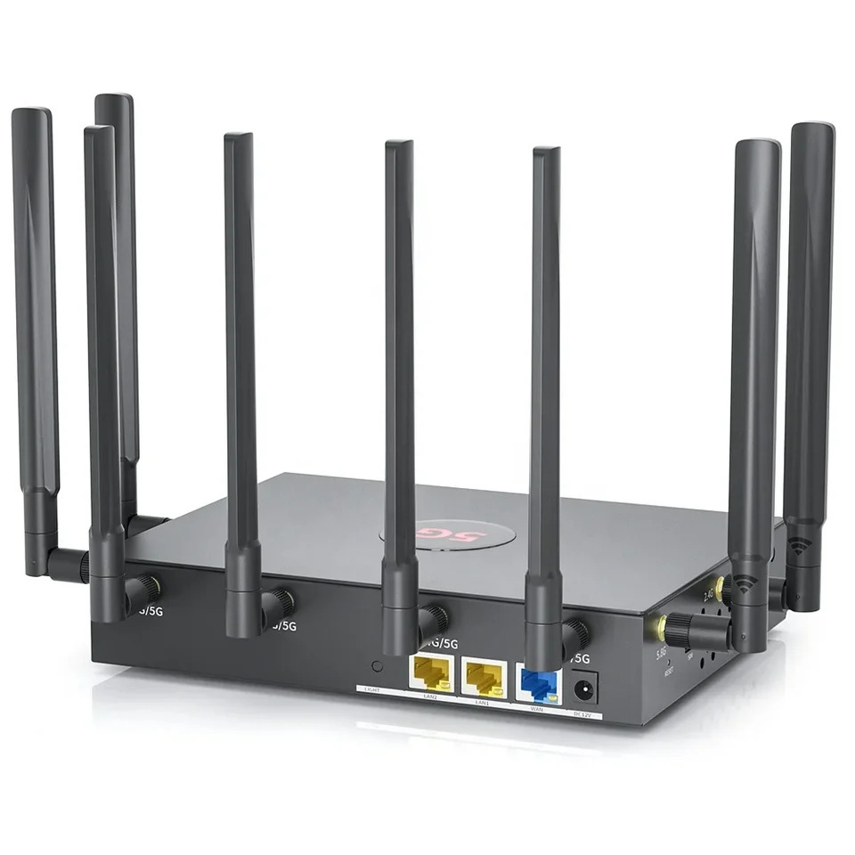 SIM 카드 슬롯 5G 와이파이 무선 라우터 CPE 6 외부 안테나 신