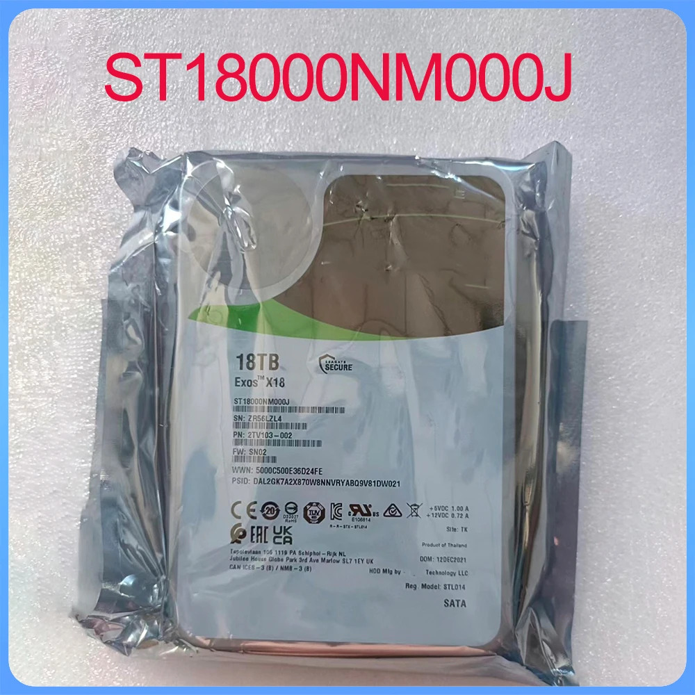 엔터프라이즈 하드 ST18000NM000J 18TB X18 7200 RPM