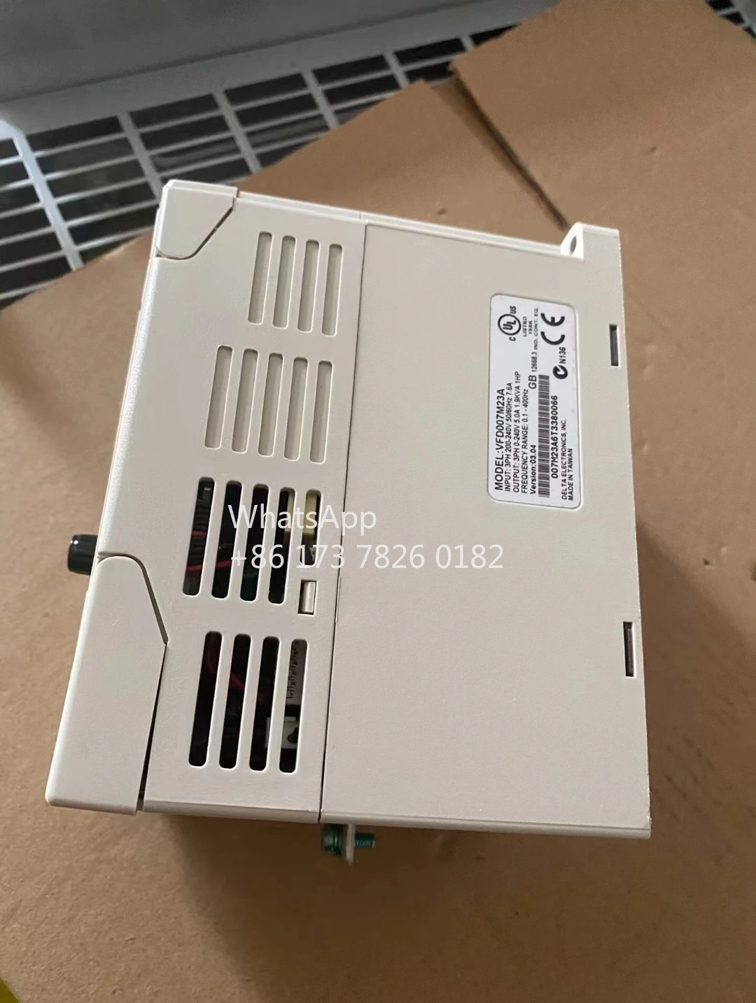 VFD007M23A 리퍼 인버터 0.75kW 230V 3PHASE 기능 OK