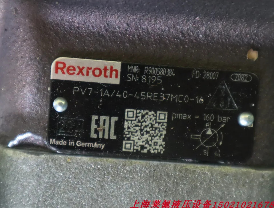 REXROTH Rexroth 베펌프 R900580384 PV7-1A 40-45RE37MC0-16 공급