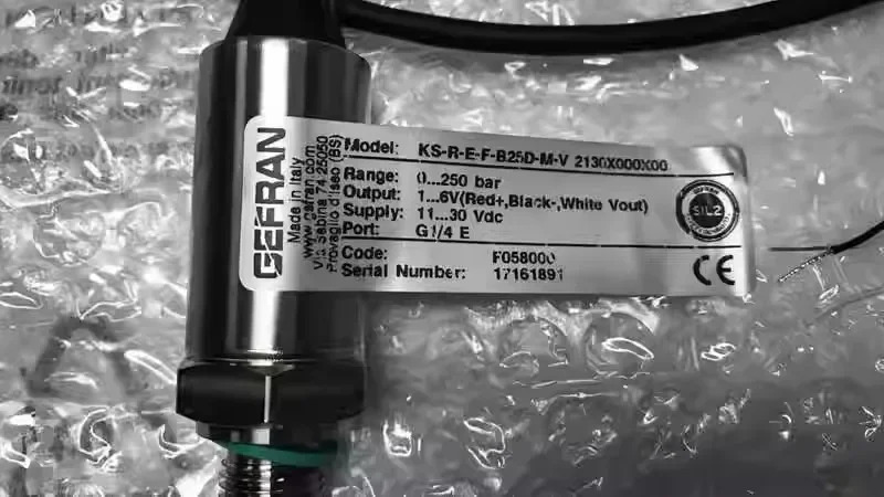 I njection molding machine 전압력센서가 약물 센서 250bar1-6v 0-10V로 교체되었습니다.