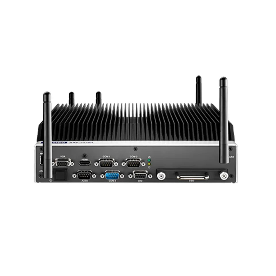 Advantech ARK-2250R 6 세대 코어 i7-6822EQ QC/i5-6442EQ QC 롤링 팬리스 시스템 산업임베디드 PC