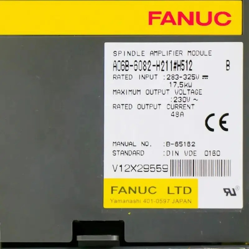 A06B-6082-H211 FANUC 드라이버 스핀들 증폭기 모듈 CNC 컨트롤러 리퍼 완료 A06B 6082 H211