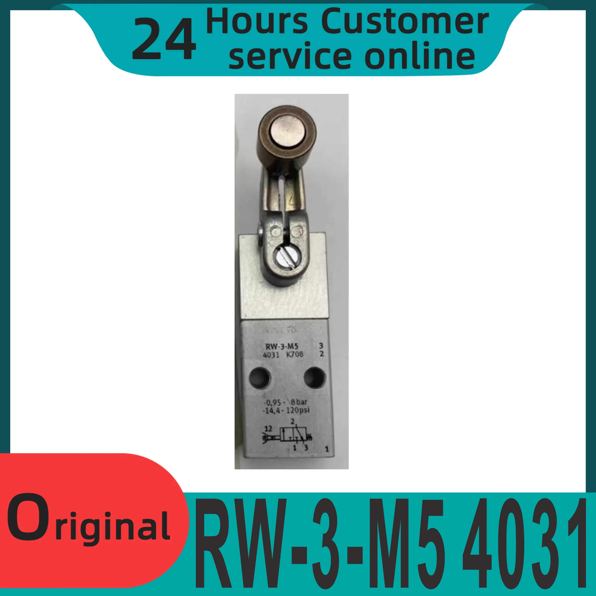 오리지널 2위치 3방향 로터리 레버 밸브 RW-3-M5 4031