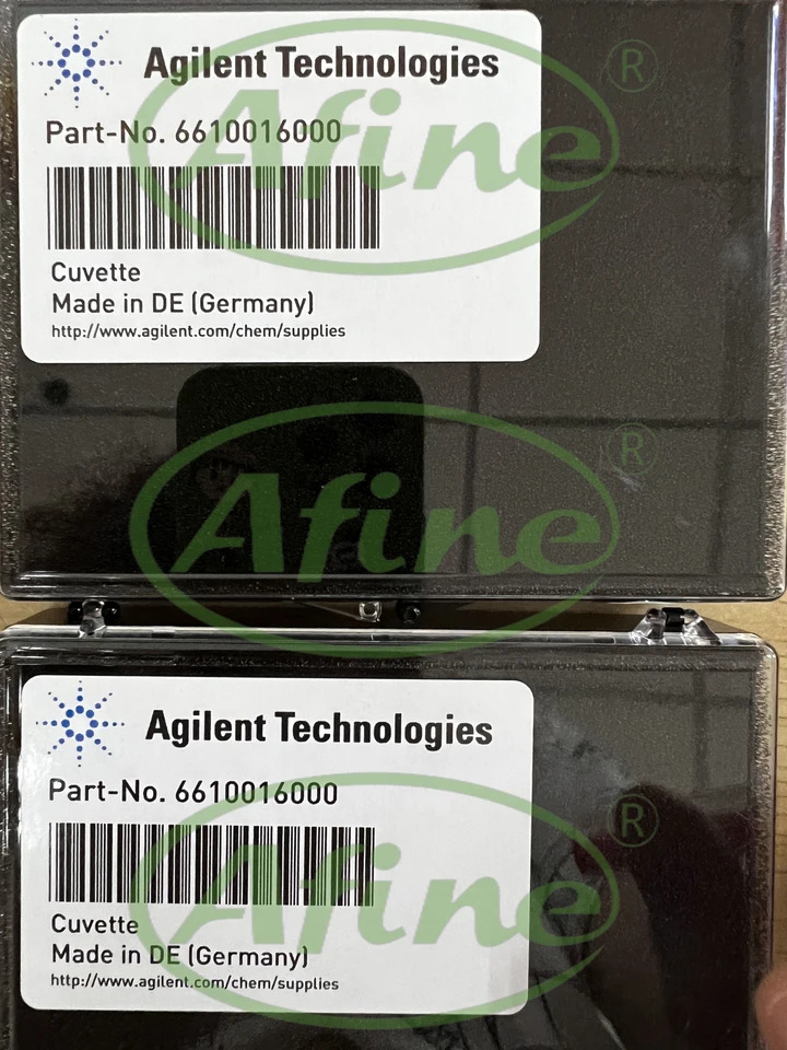 AFINE UV-Vis UV-Vis-NIR 시스템애질런트 매크로셀 6610016000 석영 PTFE 탑 100 mm 범위 35 mL 1/kg
