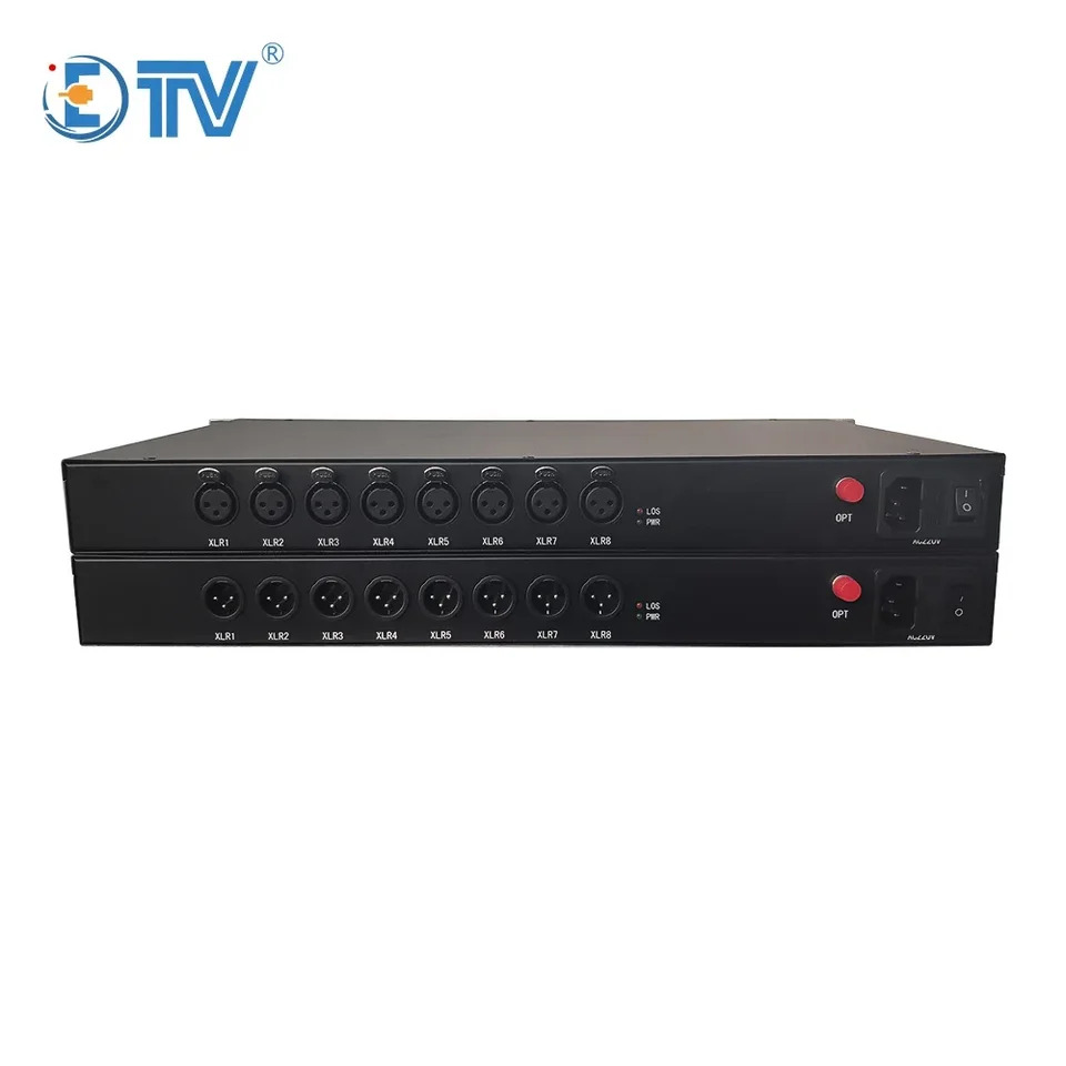 ETV XLR 오디오 트랜시버 무소음 8채널