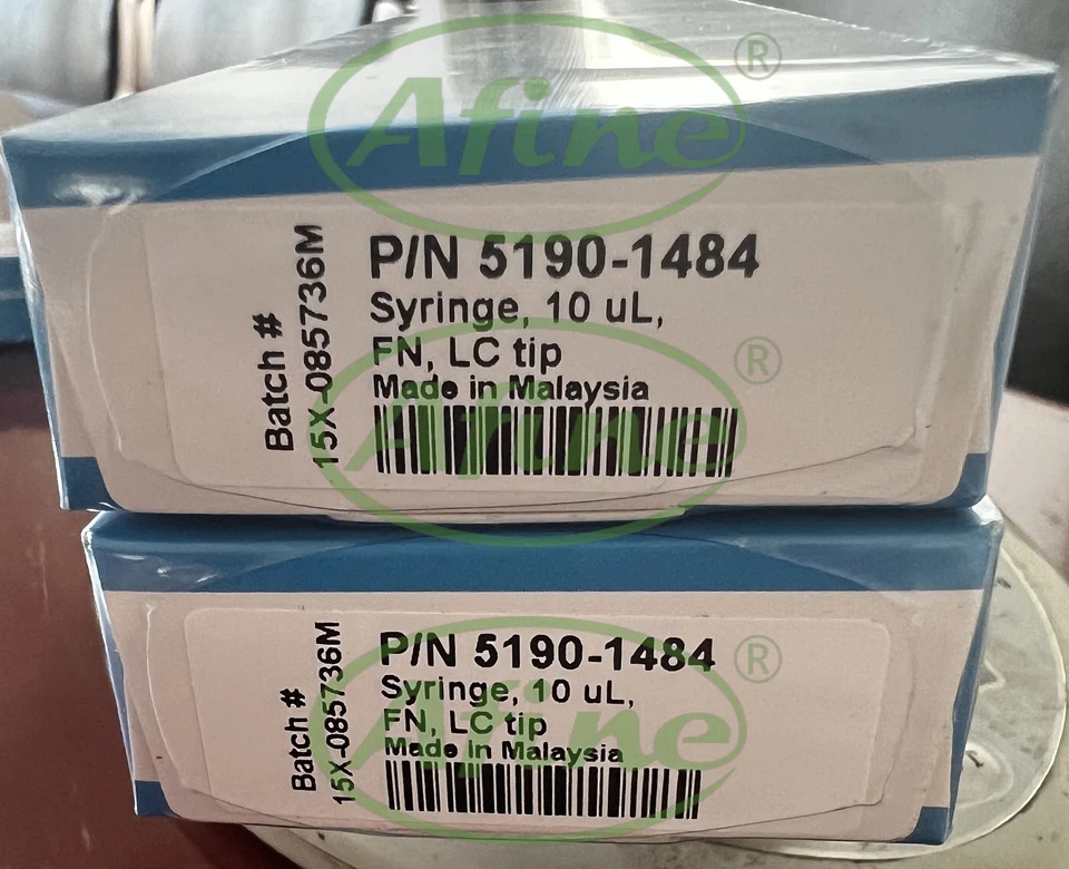 AFINE Agilent 수동 주입 밸브컬러 코드 주사기 5190-1484 주입L 고정 팁 LC